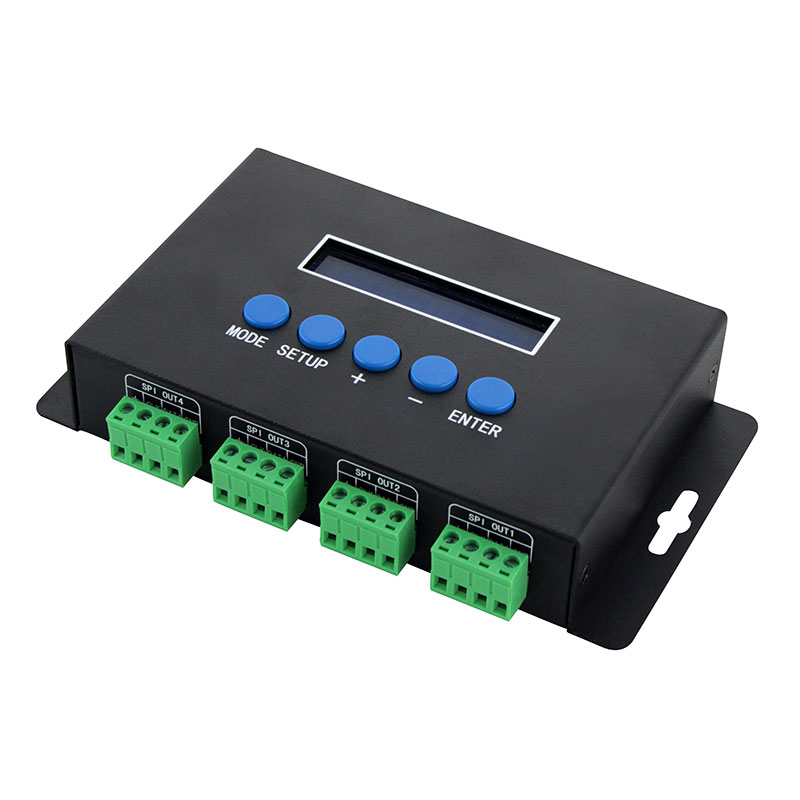 DC5-24V Ethernet-SPI/DMX pixel light controller BC-204, Support Madrix Software